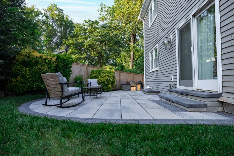 Innovative Patio and Outdoor Kitchen in Falls Church